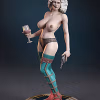 Ida Statue | The Bride Fan Art by TorridaMinis SFW,NSFW 3d printed,3d printed statue,nsfw statue,3d printed figure,Ida Statue,The Bride Statue
