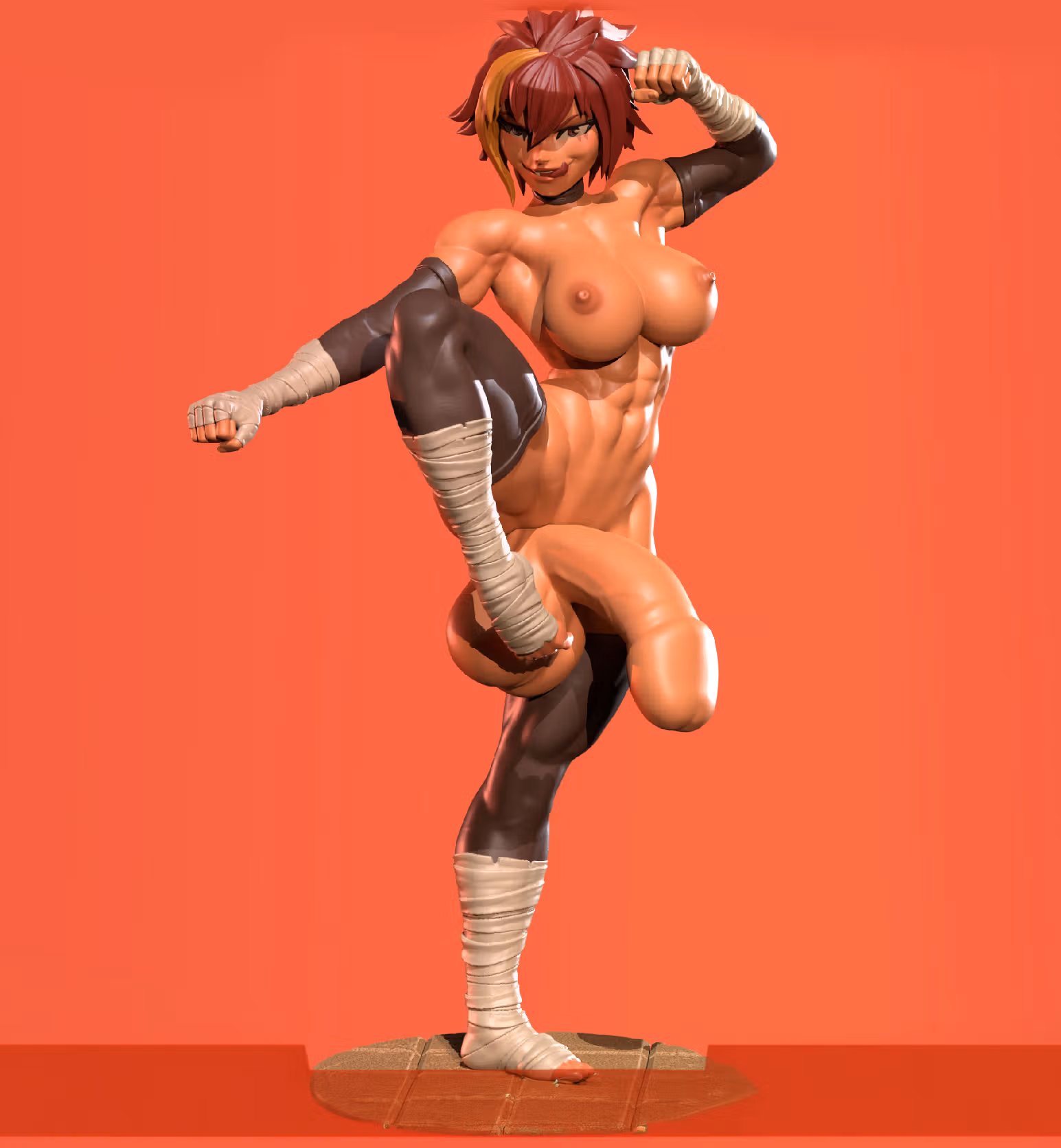 Marl Barrock Statue | Reincarnation Coliseum Fan Art by Freyas Fantasys SFW,NSFW,Futa 3d printed statue,3d printed,3d printed figure,Marl Barrock Statue,Reincarnation Coliseum Statue,nsfw statue,futa figurines,futanari figurines,futanari statue,futa statue