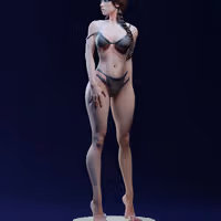 Statue Wednesday | The Addams Family Fan art par E.S Monster SFW,NSFW 3d printed,3d printed statue,The Addams Family Statue ,nsfw statue,Wednesday statue