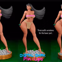 Statue de Chel | La Route d’El Dorado Fan art par Digital Dark SFW,NSFW,Futa 3d printed statue,3d printed,nsfw statue,futa statue,3d printed figure,Chel Statue,The Road to Eldorado,futa figurines,futanari figurines,futanari statue