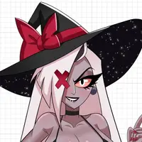 Autocollant Witch Vaggie | Hazbin Hotel Autocollant en vinyle SFW,NSFW,Futa Hazbin Hotel sticker,nsfw sticker,Vaggie stickers,futa sticker,futanari sticker
