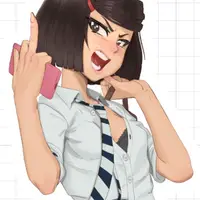Maymay No Text Sticker | Anime Stickers Ecchi Cartoon SFW null