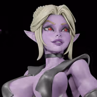 Statue Minthara | Baldur's Gate 3 Fan Art par Digital Dark SFW,NSFW,Futa 3d printed statue,3d printed,nsfw statue,futa statue,futa figurines,futanari figurines,futanari statue,3d printed figure,Minthara Statue