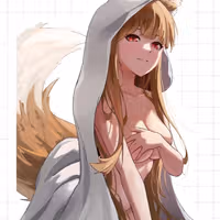 Holo SFW Sticker | Spice and Wolf Vinyl Sticker SFW furry sticker,Holo sticker,spice and wolf ,sfw sticker,stickers