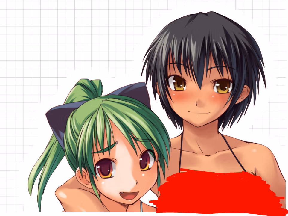 Pegatina Aya And Ai Futa | Futabu Pegatinas Futanari Ecchi Cartoon Futa futanari sticker,stickers,futa sticker,futabu sticker,nsfw sticker