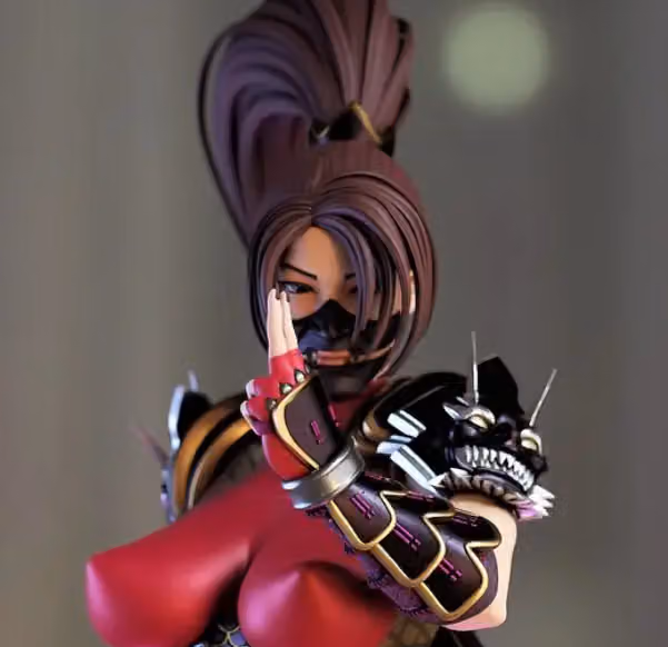 Taki Statue | Soul Calibur Fan Art by Momoji3d SFW,NSFW 3d printed statue,3d printed,nsfw statue,3d printed figure,Taki statue,Soul Calibur statue