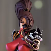 Taki Statue | Soul Calibur Fan Art by Momoji3d SFW,NSFW 3d printed statue,3d printed,nsfw statue,3d printed figure,Taki statue,Soul Calibur statue