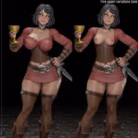 Serana Vampire Statue | DnD Fan Art by Digital Dark SFW,NSFW,Futa 3d printed statue,3d printed,nsfw statue,futa statue,futa figurines,futanari figurines,futanari statue,3d printed figure,Serana Vampire Statue,dnd statue