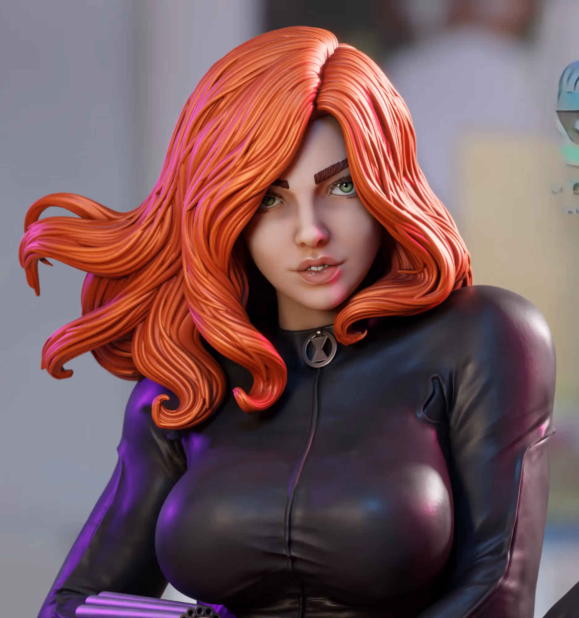 Black Widow Statue | Marvel Fan Art by 3Dmoonn SFW 3d printed,3d printed statue,Black Widow Statue,Marvel statue