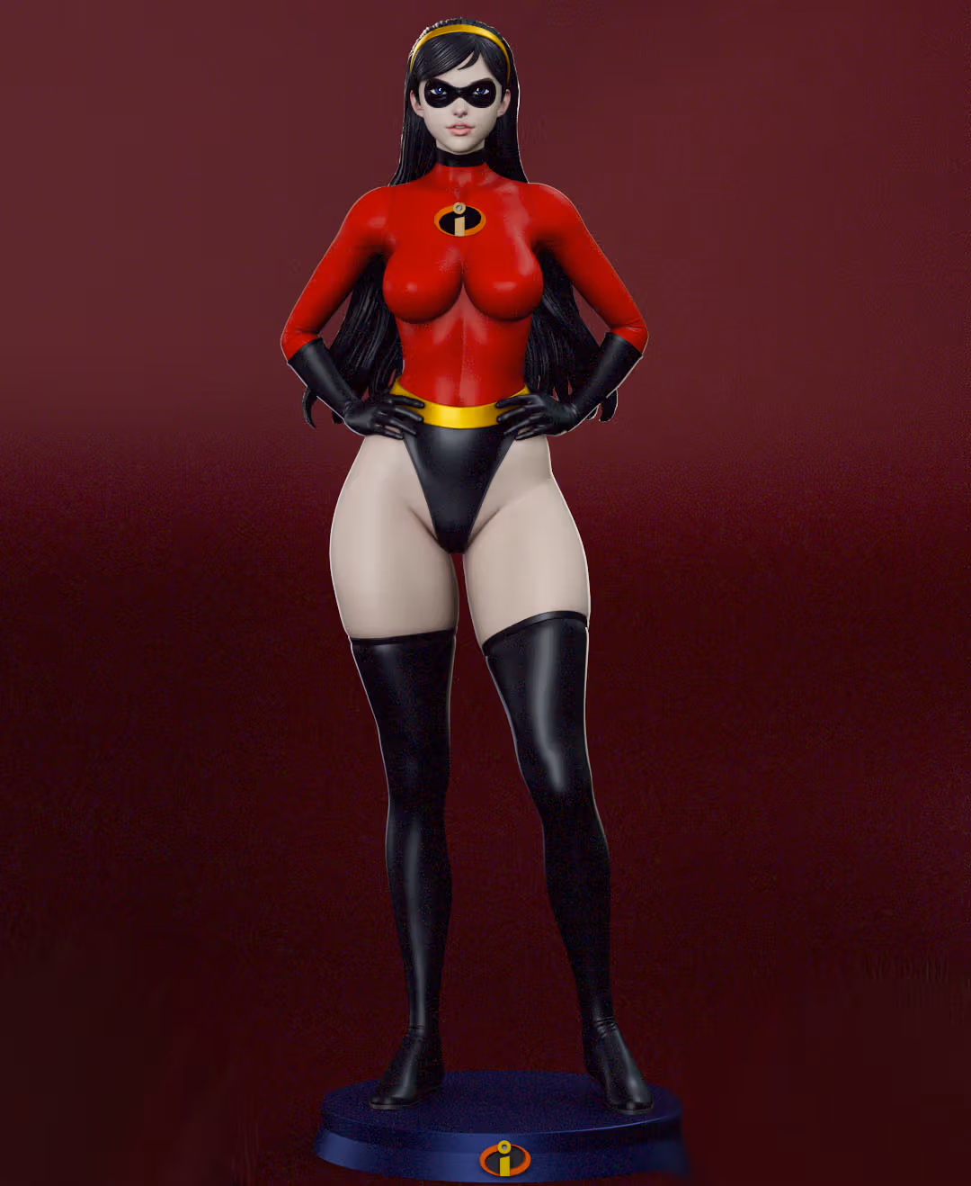 Statue Violet Parr | The Incredibles Fan art par Shadaloo SFW,NSFW 3d printed statue,3d printed,nsfw statue,Violet Parr statue,The Incredibles statue