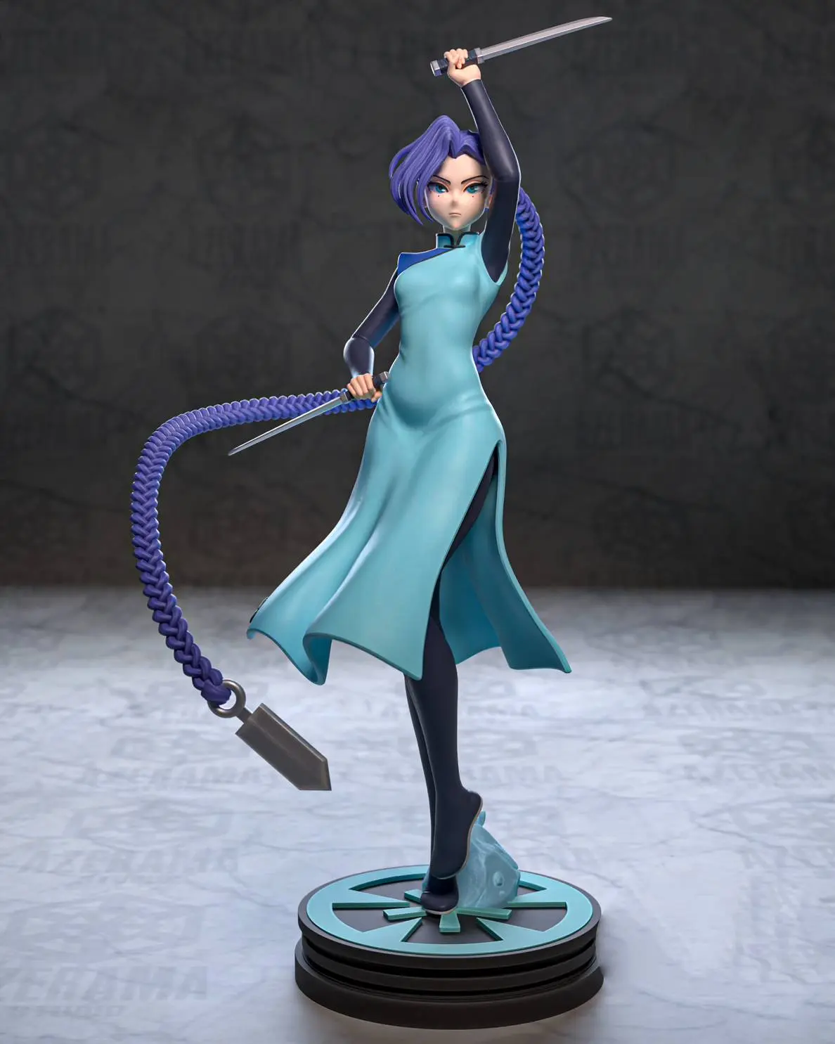 Statue Thirteen | Scissor Seven Fan art par Azerama SFW,NSFW 3d printed,3d printed statue,nsfw statue,Thirteen Statue,Scissor Seven statue