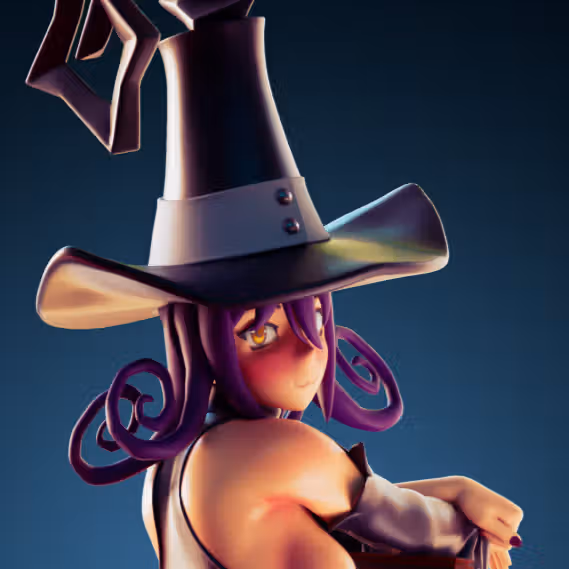 Blair Witch Statue | Soul Eater Fan Art by Officer Rhu SFW,NSFW,Futa 3d printed,Blair Witch statue,futa statue,Soul Eater statue,furry statue,nsfw statue,futa figurines,futanari figurines,futanari statue