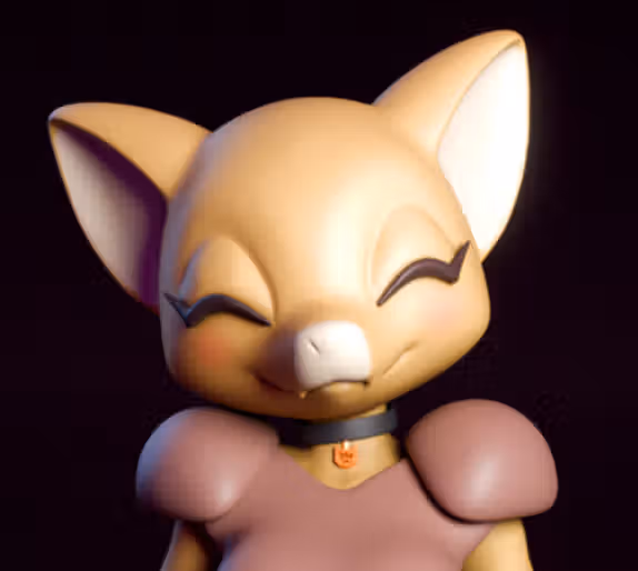 Abra Furry Statue | Pokemon Fan Art by mowmaw NSFW,Futa 3d printed,Abra statue,futa statue,Pokémon statue,furry statue,nsfw statue,futa figurines,futanari figurines,futanari statue
