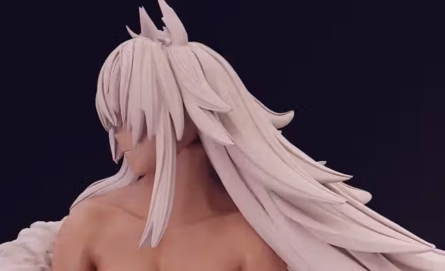 Ghislaine Statue | Mushoku Tensei Fan Art by Pink Studio SFW,NSFW 3d printed statue,nsfw statue,Ghislaine Statue,Mushoku Tensei statue,3d printed