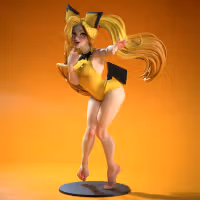 Statua Waifumon Pichina | Pokemon Fan art di SiryllArt SFW,NSFW 3d printed statue,3d printed,nsfw statue,cosplay pokemon statue,Waifumon Pichina Statue,Pokemon Statue