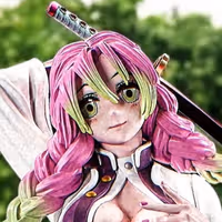 Mitsuri Kanroji Statue | Demon Slayer Fan Art by PEACHFIGURE SFW,NSFW 3d printed statue,3d printed,nsfw statue,3d printed figure,Mitsuri Kanroji statue,Demon Slayer statue