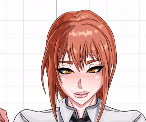 Makima Flaccid Futa Sticker | Chainsaw Man Vinyl Sticker Futa nsfw stickers,Makima sticker,Chainsaw Man sticker,futa sticker,futanari sticker