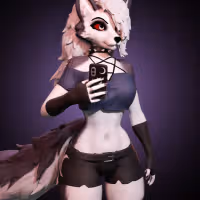 Loona Statue | Helluva Boss Fan Art by Auriel SFW,NSFW 3d printed statue,3d printed,nsfw statue,3d printed figure,furry statue,Loona statue,Helluva Boss statue
