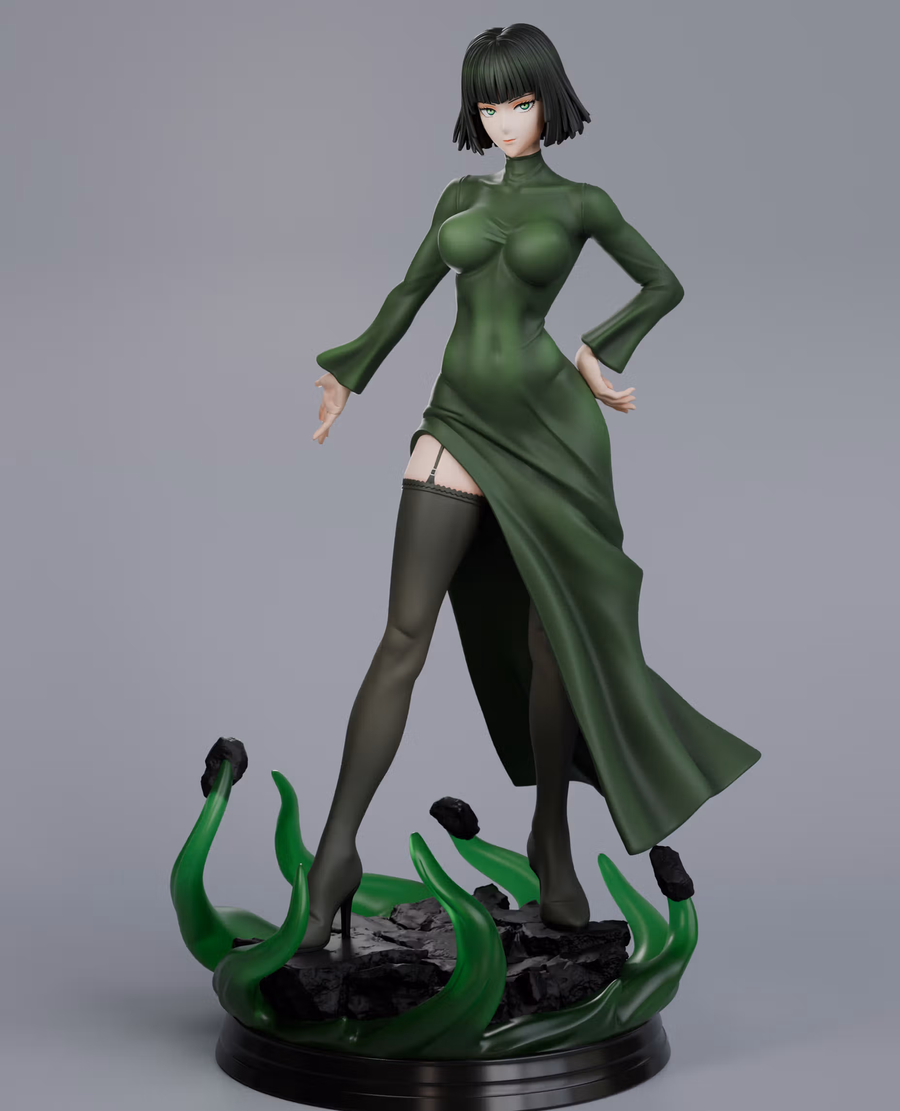 Estatua Fubuki | One-Punch Man Fan art por Abe3D SFW,NSFW 3d printed statue,Fubuki Statue,One-Punch Man statue,3d printed figure,3d printed,nsfw statue
