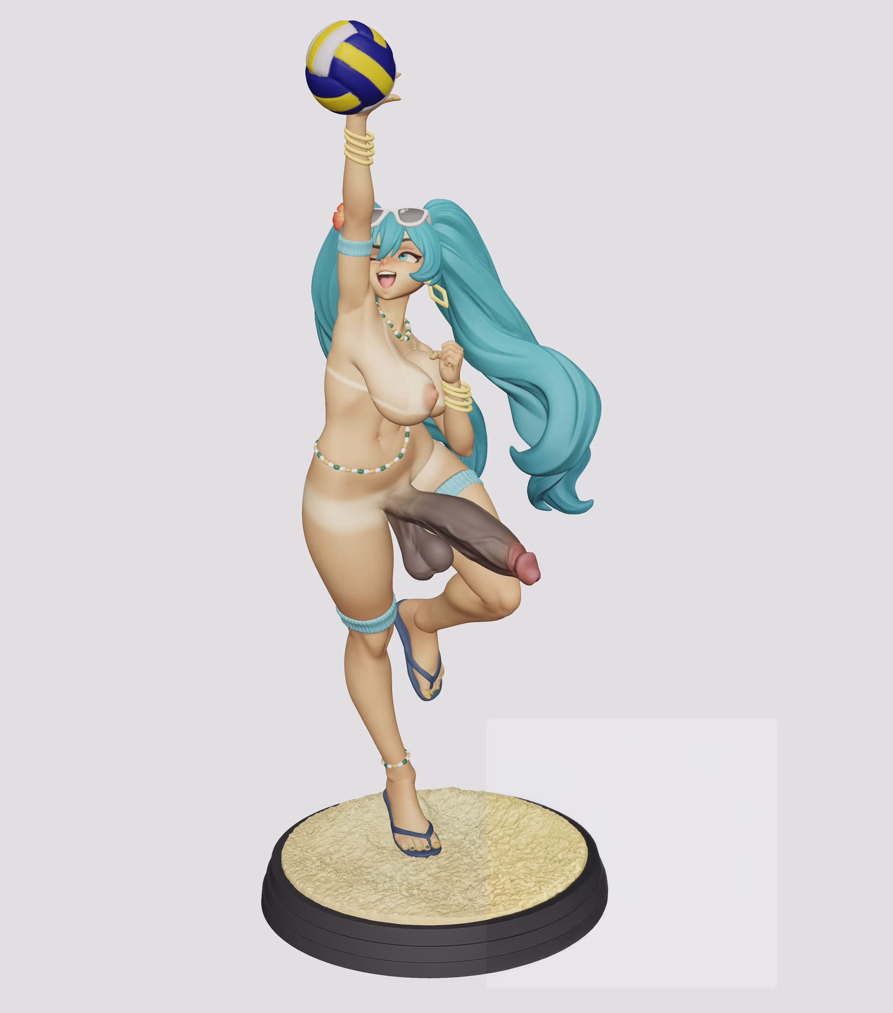 Statua Brazilian Miku | Vocaloid Fan art di Freyas Fantasys SFW,NSFW,Futa 3d printed statue,3d printed,3d printed figure,Vocaloid Statue,Brazilian Miku Statue,nsfw statue,futa figurines,futanari figurines,futanari statue,futa statue