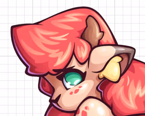 Faun Furry Girl Sticker | Original Vinyl Sticker NSFW stickers,Original sticker,Faun sticker,furry sticker,nsfw sticker