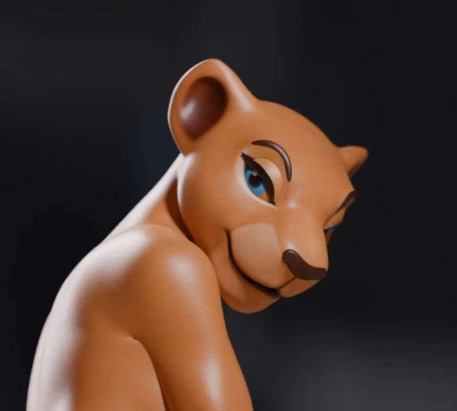 Nala NSFW Statue | The Lion King Fan Art by Gibly NSFW 3d printed statue,3d printed,Nala Statue,nsfw statue,3d printed figure,The Lion King Statue