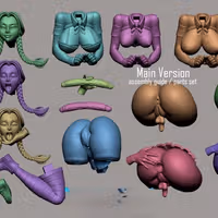 Figura Wednesday | The Addams Family Fanart autorstwa Digital Dark SFW,NSFW,Futa 3d printed statue,3d printed,nsfw statue,3d printed figure,Wednesday Statue,The Addams Family Statue,futa statue,futa figurines,futanari figurines,futanari statue