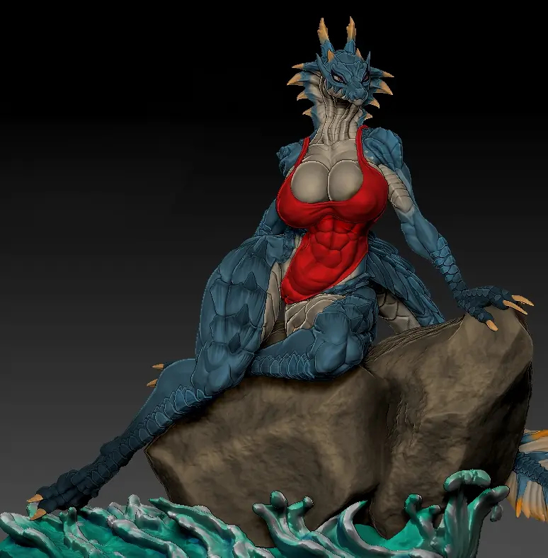 Lagiacrus Temptation Furry Statue | Monster Hunter Fanart von MorganMorningstar SFW,NSFW,Futa 3d printed statue,3d printed,3d printed figure,Lagiacrus Temptation Statue,Monster Hunter Statue,futa statue,futa figurines,futanari figurines,futanari statue,nsfw statue,furry statue