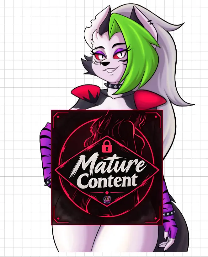 Roxanne v7 Sticker | Five Nights at Freddy's Vinyl-Sticker NSFW furry sticker,roxanne sticker,Nights at Freddy's sticker,nsfw sticker,stickers