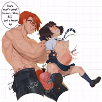 Maymay & Chrissy Text Futa Sticker | Anime Futanari Stickers Ecchi Cartoon Futa futanari sticker,futa sticker,stickers,maymay sticker