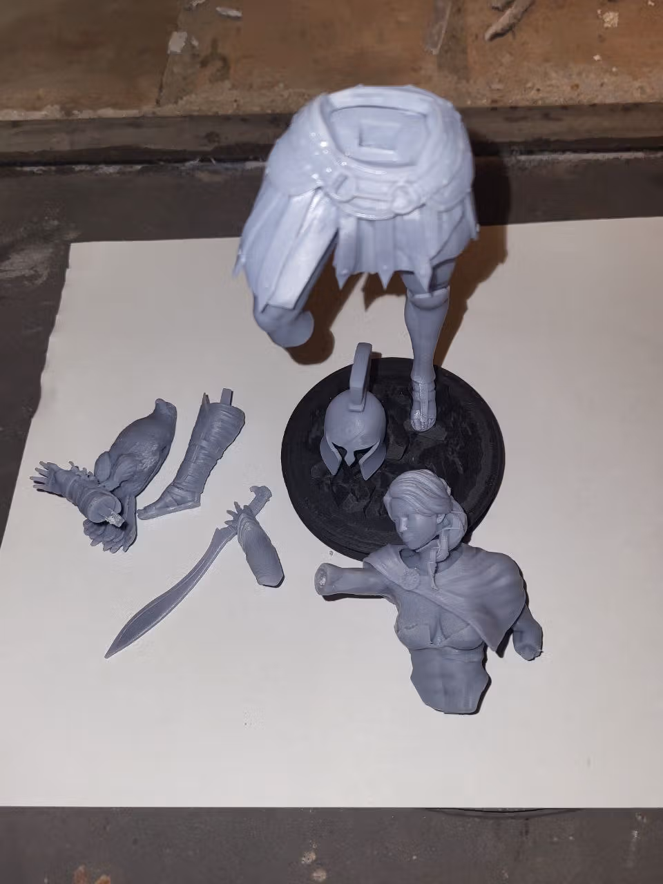 Statue Kassandra | Assassin's Creed Fan art par Momoji3d SFW,NSFW 3d printed statue,3d printed,nsfw statue,3d printed figure,Kassandra Statue,Assassin's Creed Statue 