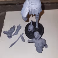 Statue Kassandra | Assassin's Creed Fan art par Momoji3d SFW,NSFW 3d printed statue,3d printed,nsfw statue,3d printed figure,Kassandra Statue,Assassin's Creed Statue