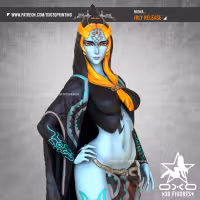 Midna Twilight Princess Statue | The Legend of Zelda Fan Art by OXO3D SFW,NSFW 3d printed,3d printed statue,Midna Twilight Princess Statue,nsfw statue,The Legend of Zelda statue