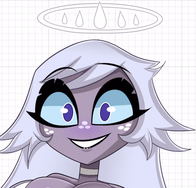 Emily Sticker | Hazbin Hotel Vinyl Sticker SFW,NSFW,Futa Hazbin Hotel sticker,nsfw sticker,Emily stickers,futa sticker,futanari sticker