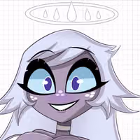 Pegatina Emily | Hazbin Hotel Pegatina de vinilo SFW,NSFW,Futa Hazbin Hotel sticker,nsfw sticker,Emily stickers,futa sticker,futanari sticker