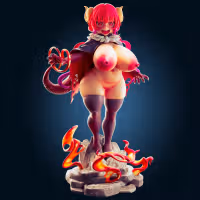 Figura Ilulu Dragon Short | Miss Kobayashi's Dragon Maid Fanart autorstwa Officer Rhu SFW,NSFW,Futa 3d printed,Ilulu Dragon statue,futa statue,Miss Kobayashi's statue,furry statue,nsfw statue,futa figurines,futanari figurines,futanari statue,Dragon Maid statue