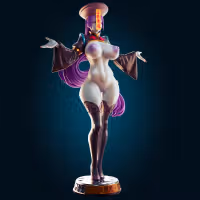 Jiangshi Owari Statue | Jiangshi Fan Art by Officer Rhu SFW,NSFW,Futa 3d printed statue,3d printed,nsfw statue,futa statue,futa figurines,futanari figurines,futanari statue,Jiangshi Owari Statue,Jiangshi Statue