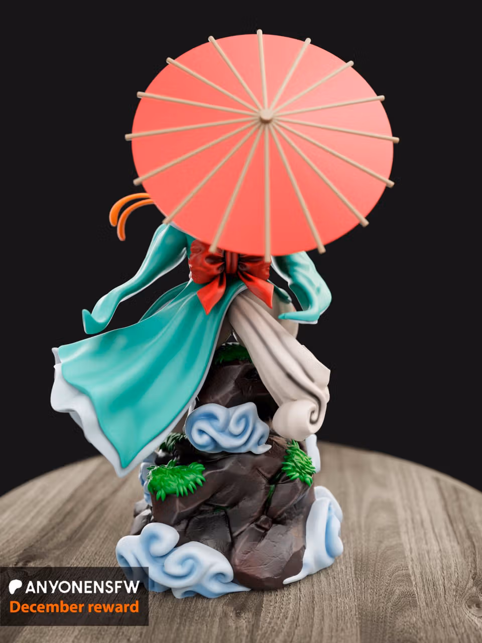 Amaterasu Wolf Girl Statue | Okami Fan Art by Anyonensfw SFW,NSFW,Futa 3d printed statue,3d printed,furry statue,Amaterasu Wolf,nsfw statue,futa statue,futa figurines,futanari figurines,futanari statue,3d printed figure