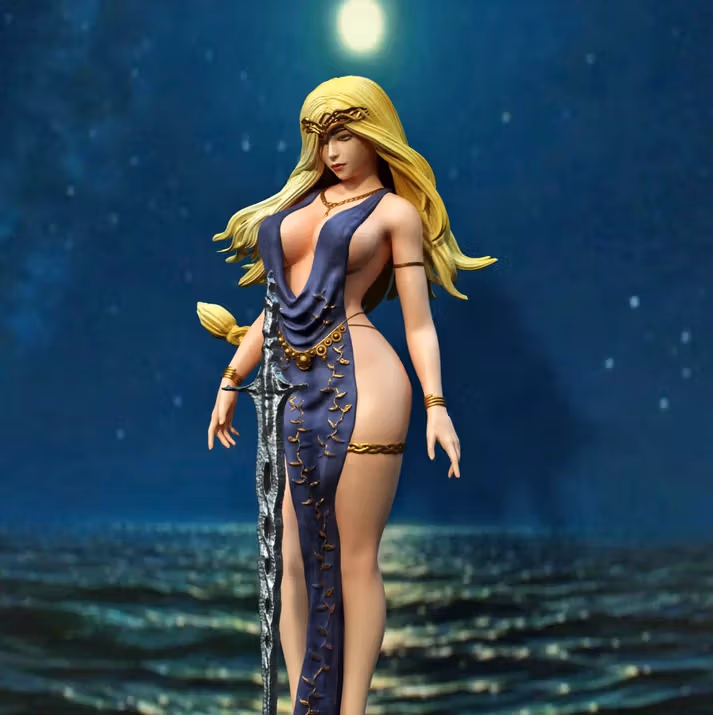 Figura Queen Marika | Elden Ring Fanart autorstwa Exclusive3dprints SFW,NSFW 3d printed statue,3d printed,nsfw statue,3d printed figure,Queen Marika Statue,Elden Ring Statue