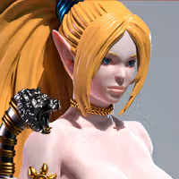 Statue Blue Sammy | Original Fan art par Freyas Fantasys SFW,NSFW 3d printed statue,3d printed,3d printed figure,Blue Sammy Statue,Original Statue,nsfw statue