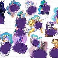 Adesivo MLP Mega Pack Furry | My Little Pony Adesivo in vinile SFW And NSFW furry sticker,sfw sticker,stickers,Princess Luna,mlp sticker,My Little Pony sticker