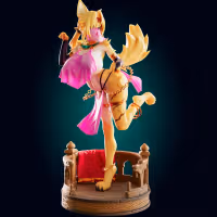 Pulchra Fellini Cat Girl Statue | Zenless Zone Zero Fan Art by Officer Rhu SFW,NSFW,Futa 3d printed statue,3d printed,3d printed figure,Zenless Zone Zero Statue,Pulchra Statue,futa statue,futa figurines,futanari figurines,futanari statue,furry statue