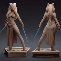Ahsoka Statue | Star Wars Fanart von LacaSette SFW,NSFW 3d printed statue,3d printed,nsfw statue,3d printed figure,Ahsoka statue,Star Wars statue