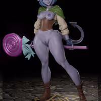 Statua Jester Lavorre | DnD Fan Art di Digital Dark SFW,NSFW,Futa 3d printed statue,3d printed,nsfw statue,futa statue,futa figurines,futanari figurines,futanari statue,3d printed figure,Jester Lavorre Statue,dnd statue