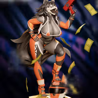Racing Mal0 Furry Statue | SCP Fan Art by Onagaba SFW,NSFW,Futa 3d printed statue,3d printed,3d printed figure,Mal0 Statue,SCP Statue,futa statue,futa figurines,futanari figurines,futanari statue,nsfw statue,furry statue