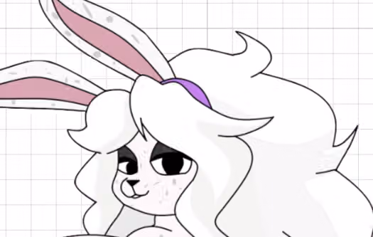 Bunny Cutie Furry Sticker | Original Vinyl Sticker SFW sfw sticker,Bunny Cutie Furry sticker,furry sticker