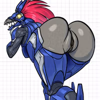 Kig-Yar Furry Girl Sticker | Halo Vinyl Sticker NSFW Halo Sticker,nsfw sticker,Kig-Yar sticker,Furry Girl stickers