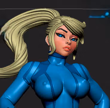 Samus Aran Statue | Metroid Fan Art by Digital Dark SFW,NSFW,Futa 3d printed statue,3d printed,nsfw statue,3d printed figure,Samus Aran Statue,Metroid Statue,futa statue,futa figurines,futanari figurines,futanari statue