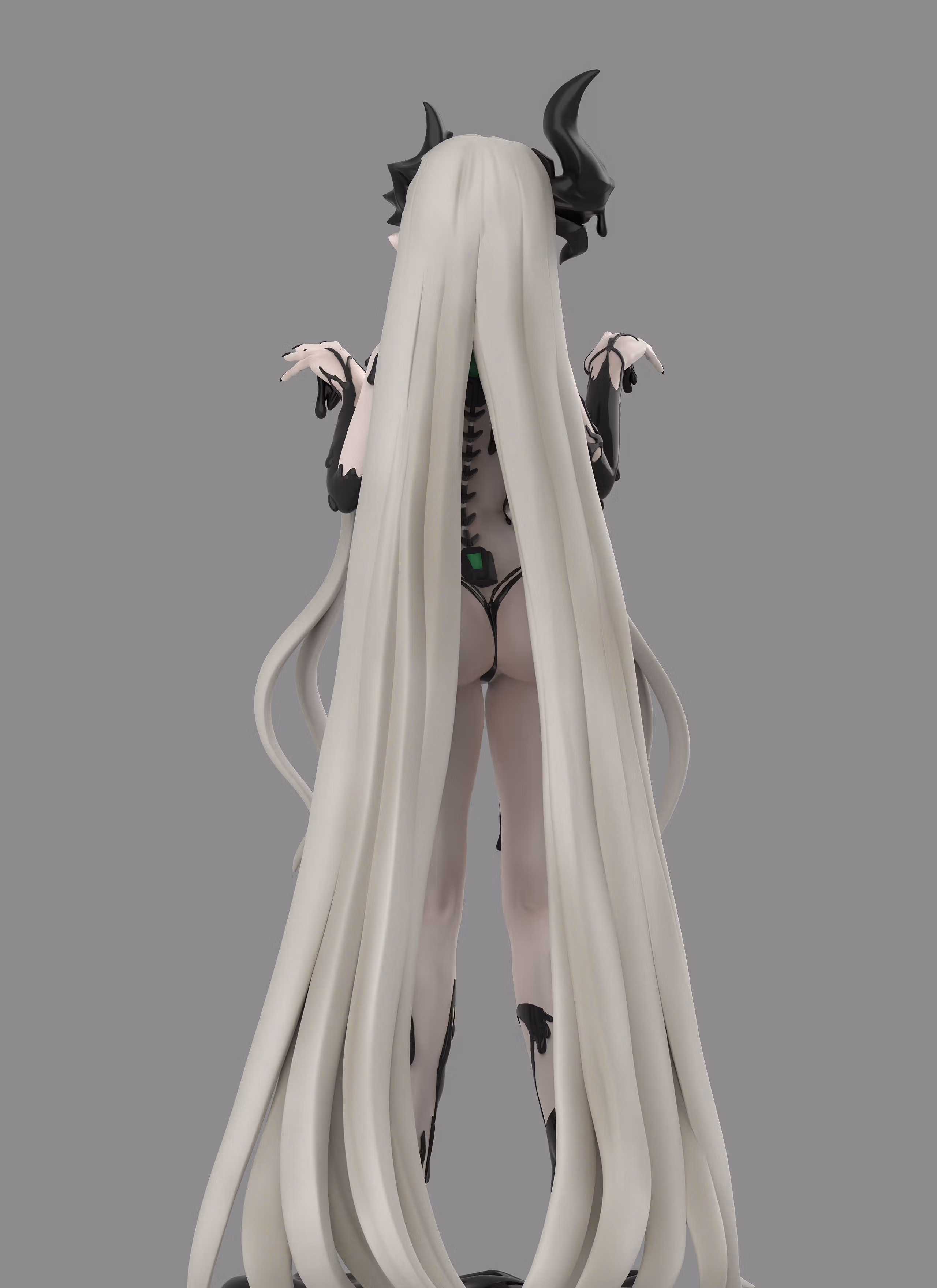 Estatua Leviathan | NIKKE Fan art por Sin3Dstudio SFW 3d printed statue,Leviathan statue,NIKKE statue,3d printed figure,3d printed