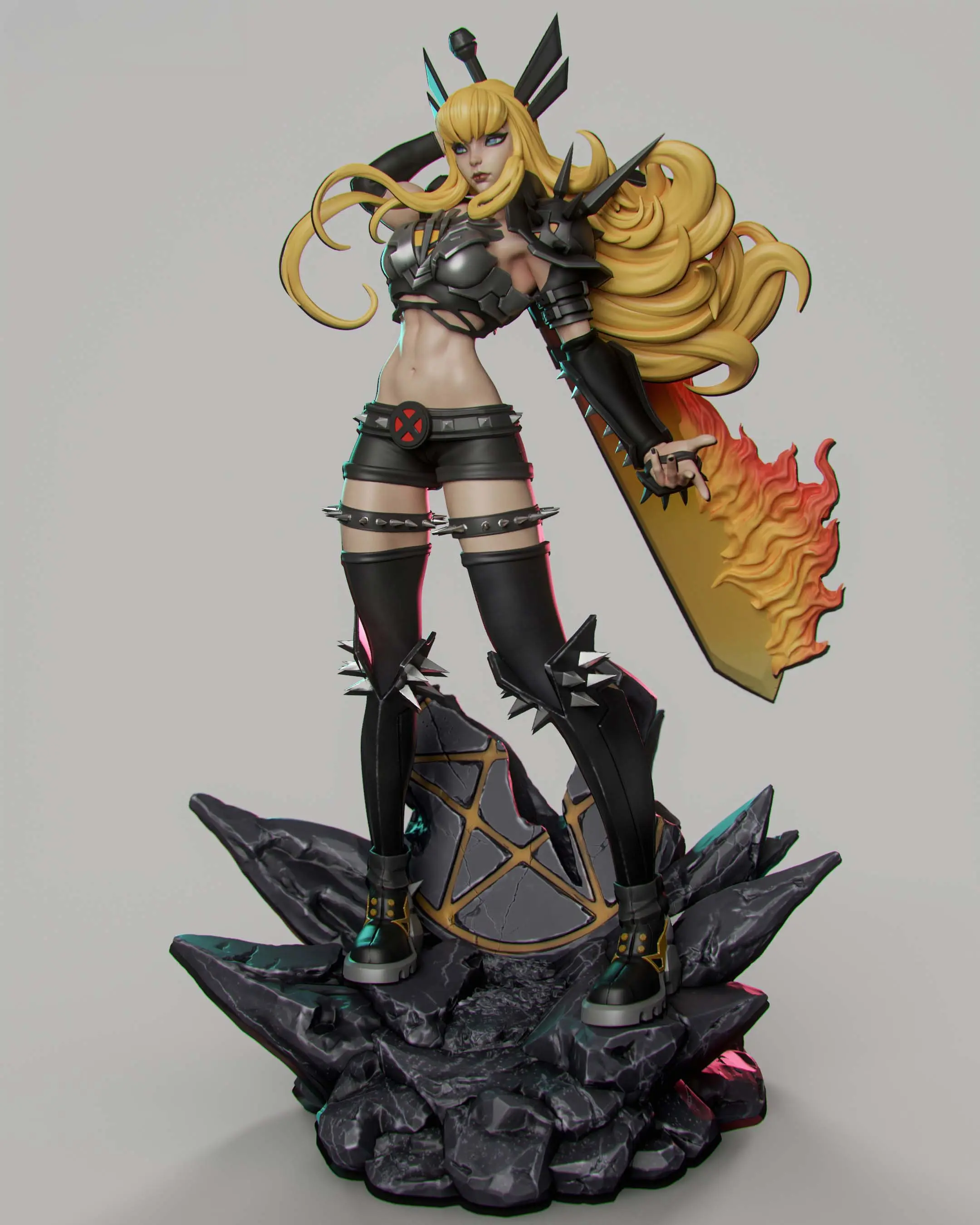 Magik Statue | Marvel Fanart von Gatsu SFW,NSFW,Futa 3d printed statue,3d printed,nsfw statue,futa statue,Magik Statue,Marvel statue,futa figurines,futanari figurines,futanari statue